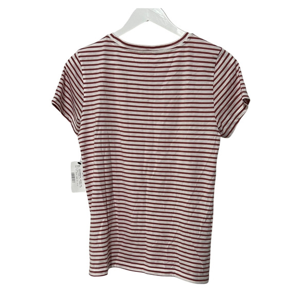 SPLENDID TOP WOMENS SIZE SMALL LULU CREW NECK TEE SHIRT RED WHITE STRIPES NEW - Picture 5 of 12